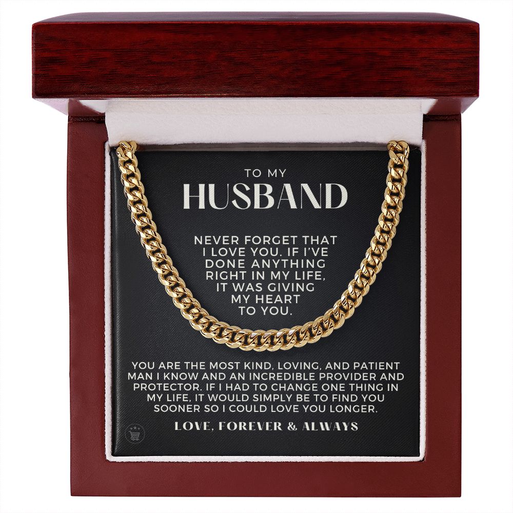 Gift For Husband | One Thing Cuban Link Chain 0711T7