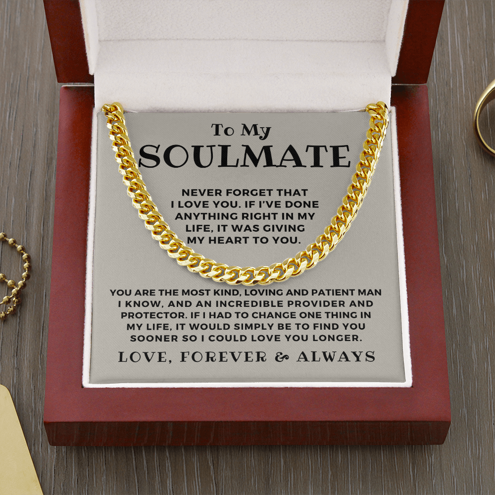 Soulmate Gift | One Thing Cuban Link Chain 0575T5