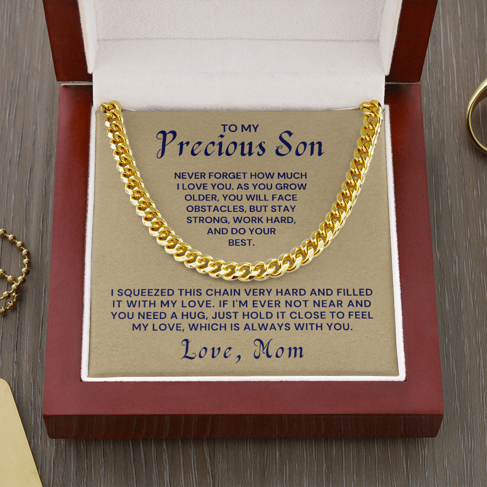 Gift for Adult Son From Mom | Best Things Cuban Link Chain 0598T9