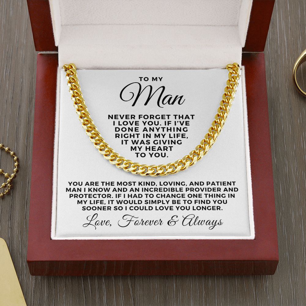 Gift For Husband | One Thing Cuban Link Chain 0712T2