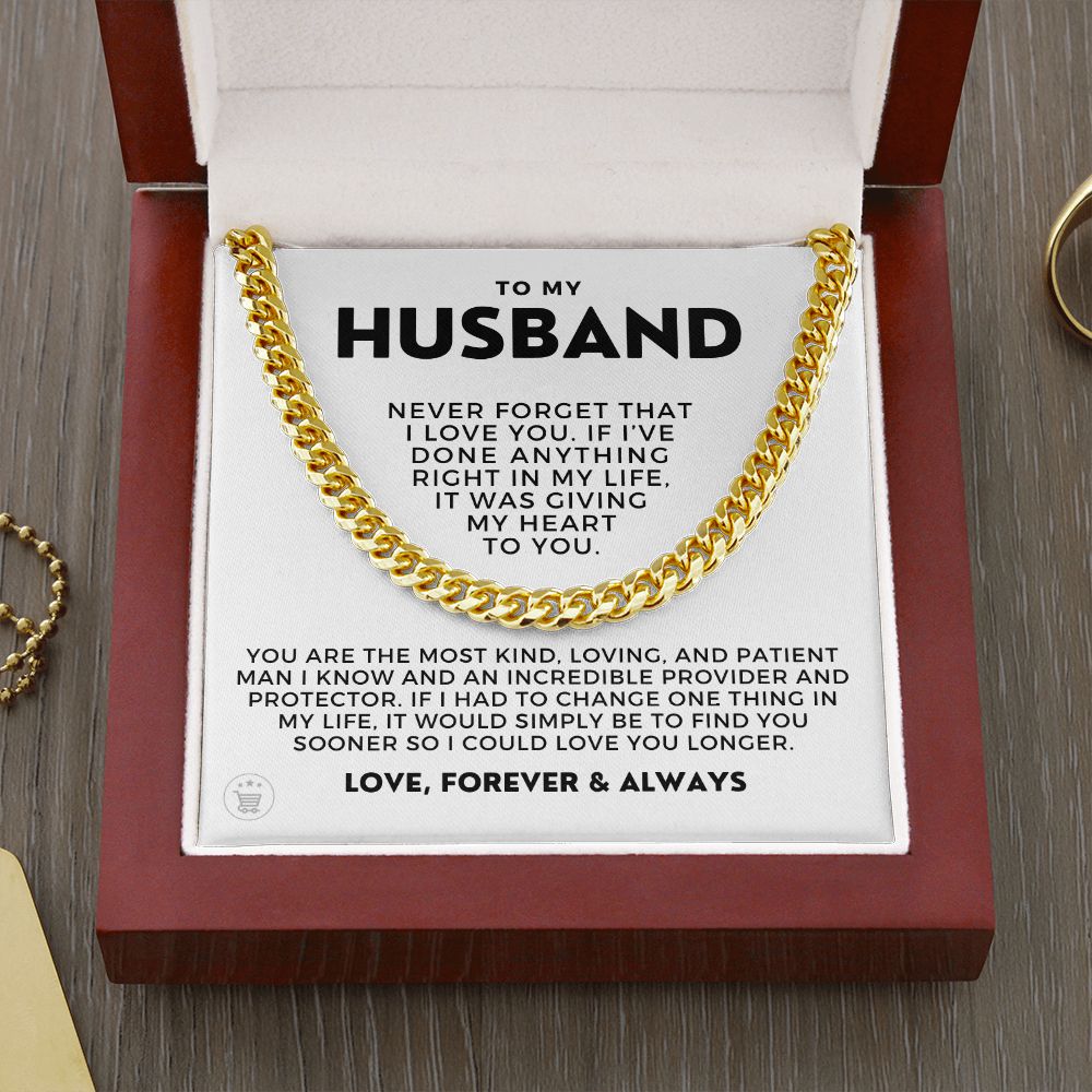 Gift For Husband | One Thing Cuban Link Chain 0711T6