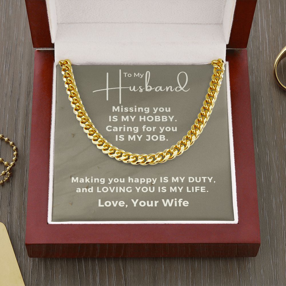 Gift For Husband | My Everything Cuban Link Chain 0767T8C