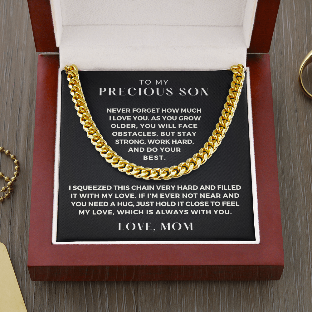 Gift for Adult Son From Mom | Best Things Cuban Link Chain 0598T4