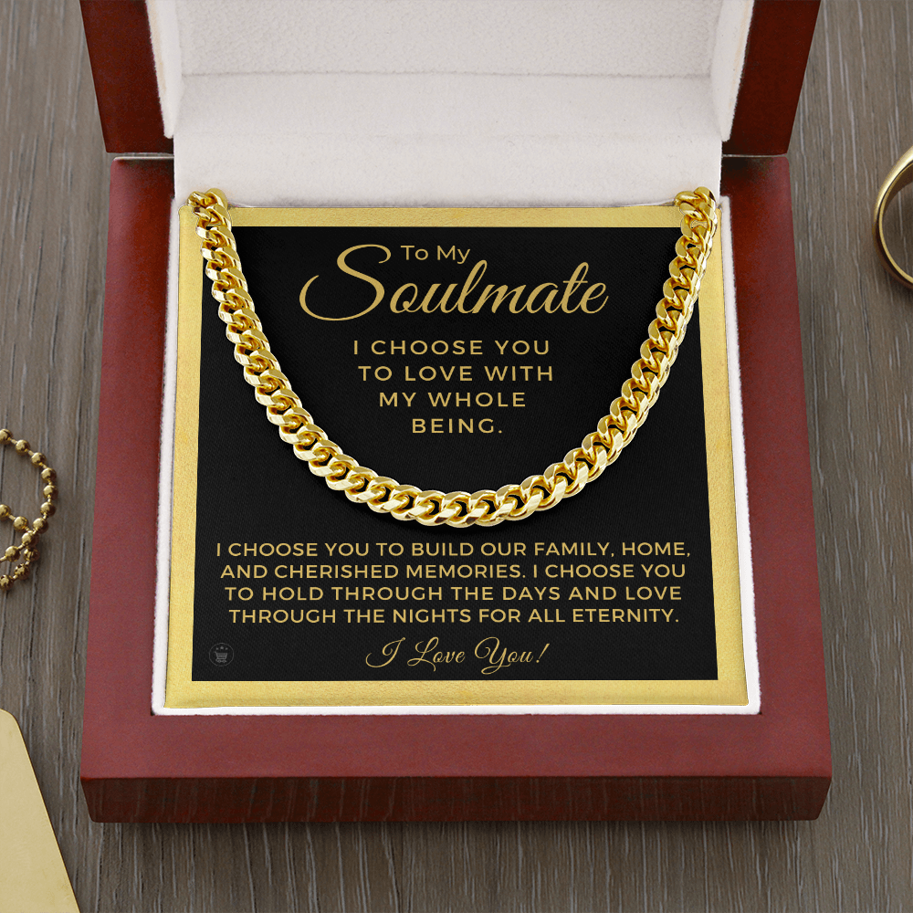 Soulmate Gift | I Choose Cuban Link Chain 0572T3