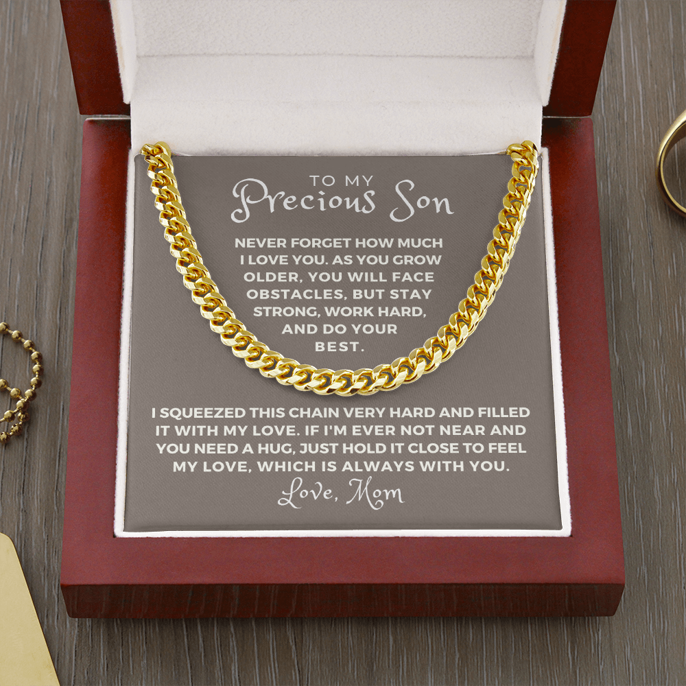 Gift for Adult Son From Mom | Best Things Cuban Link Chain 0598T7