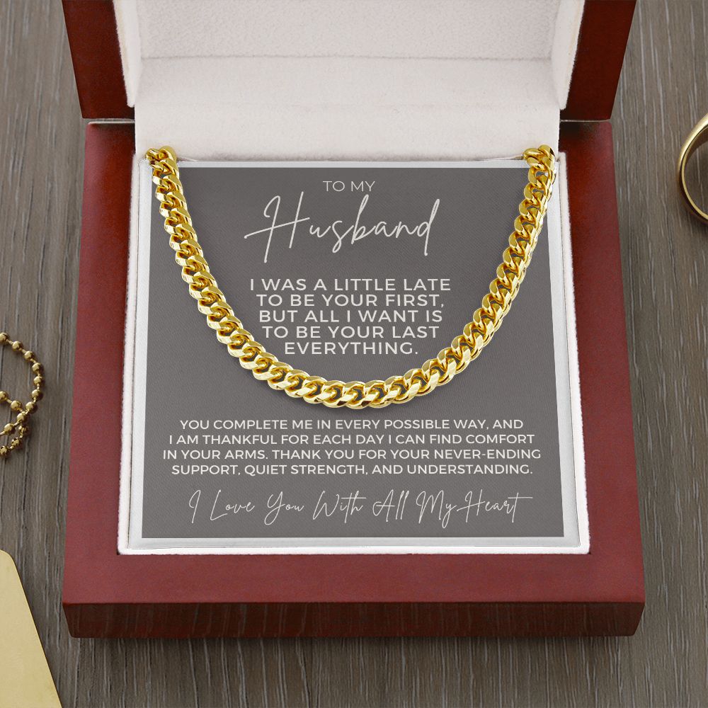Gift For Husband | Last Everything Cuban Link Chain 0696T12