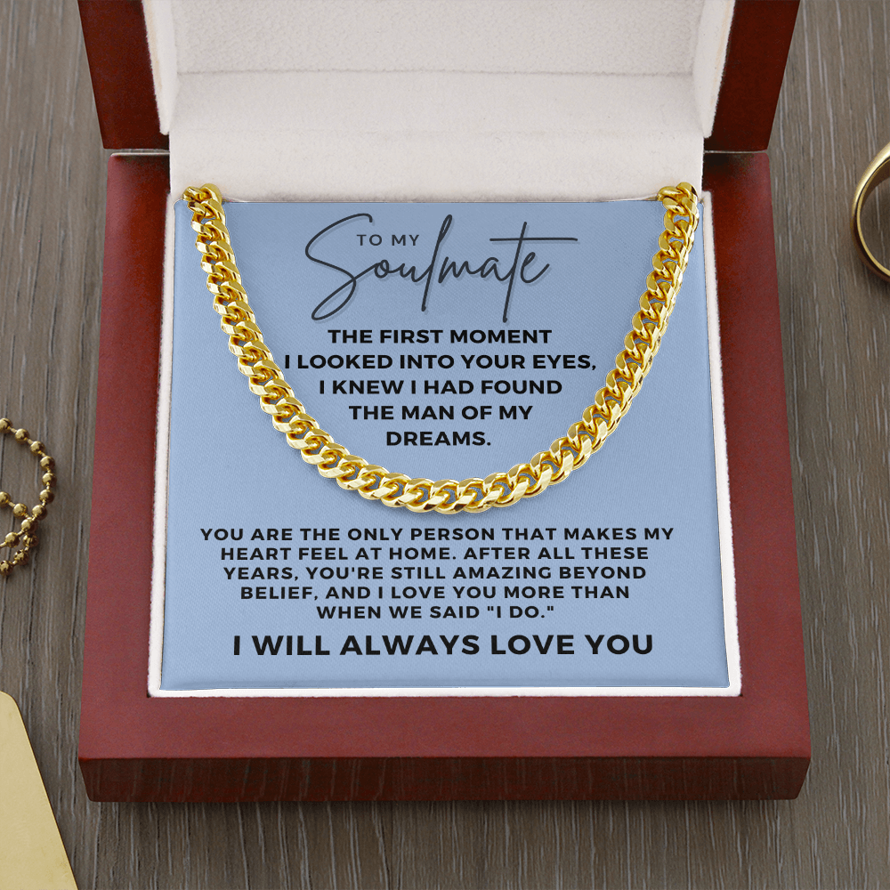 Soulmate Gift | My Dreams Cuban Link Chain 0566T7