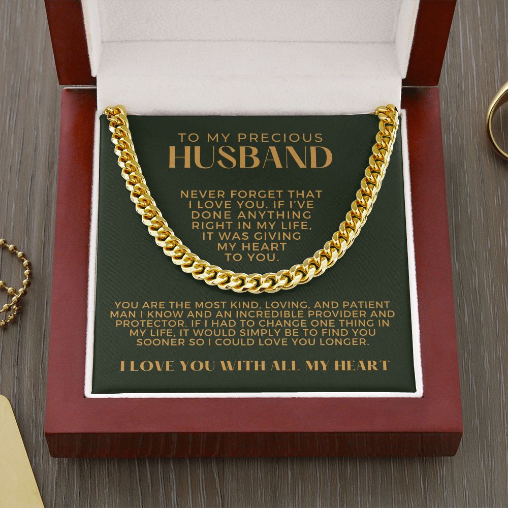 Gift For Husband | One Thing Cuban Link Chain 0693T13