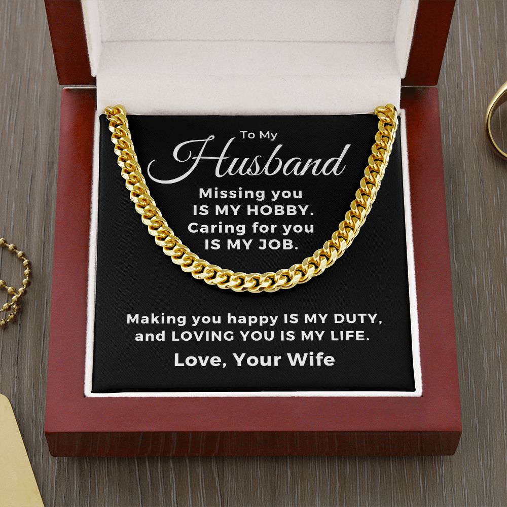 Gift For Husband | My Everything Cuban Link Chain 0767T3C