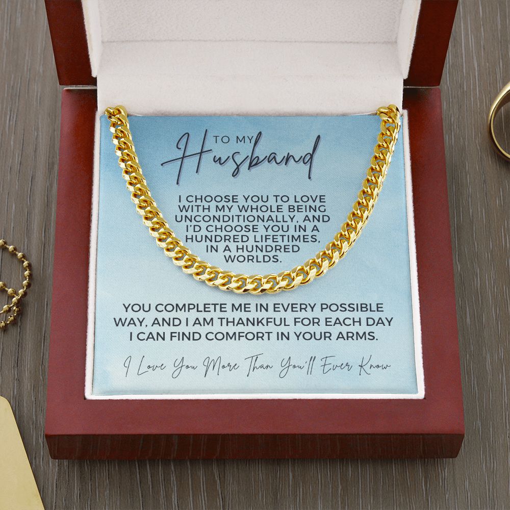 Gift For Husband | I Choose Cuban Link Chain 0695T10