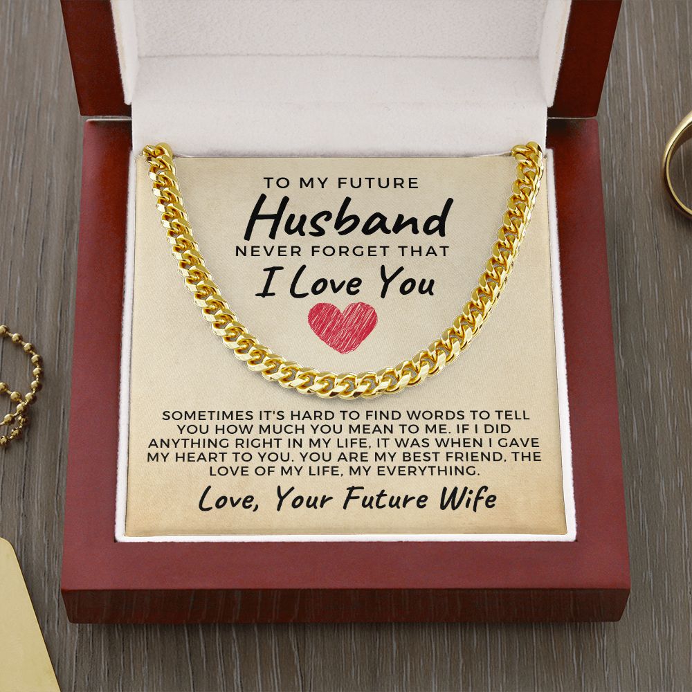 Soulmate Gift | Love Of My Life Cuban Link Chain 0771T10C