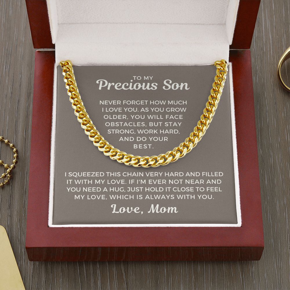Gift for Adult Son From Mom | Best Things Cuban Link Chain 0598T17