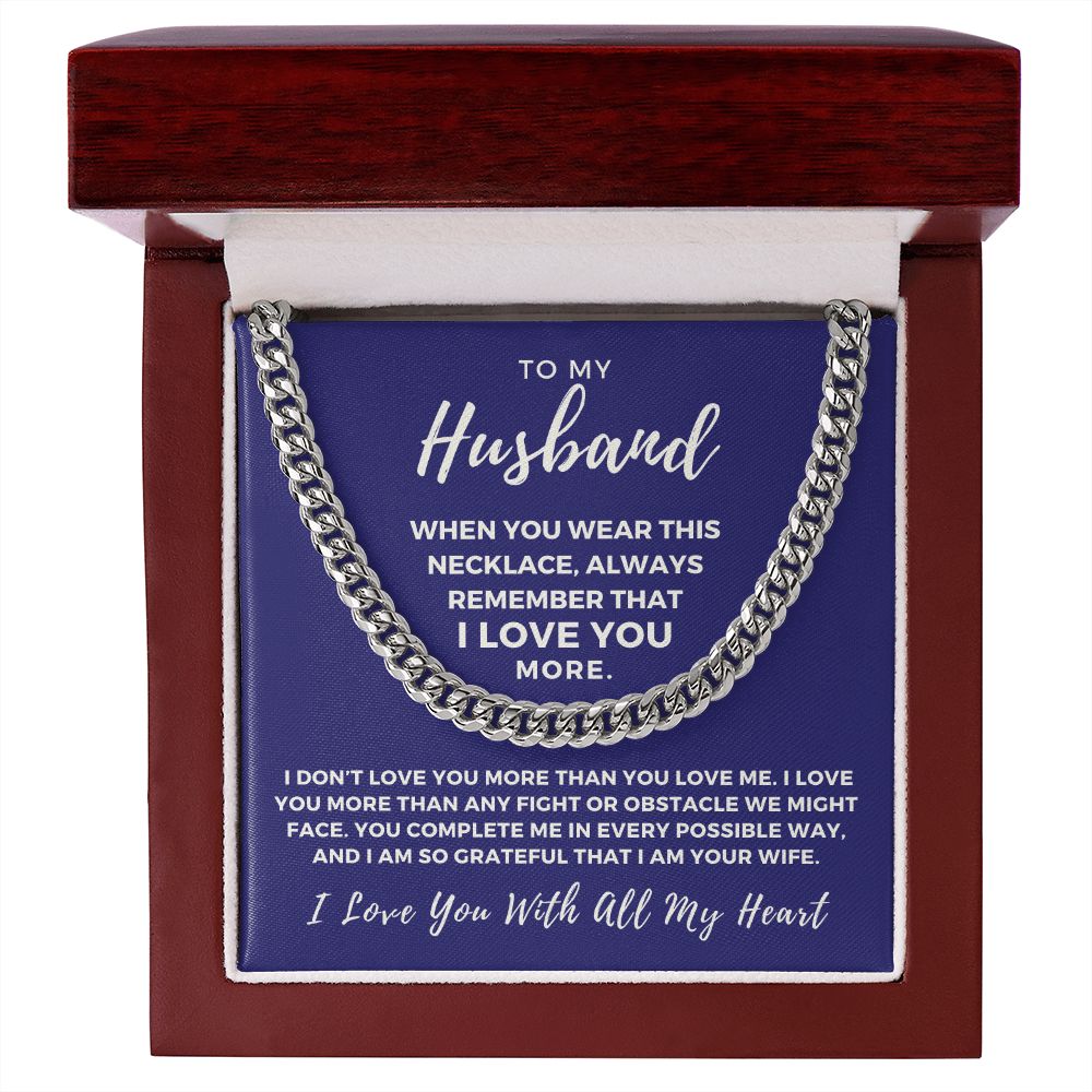 Gift For Husband | More Than Cuban Link Chain 0691T6