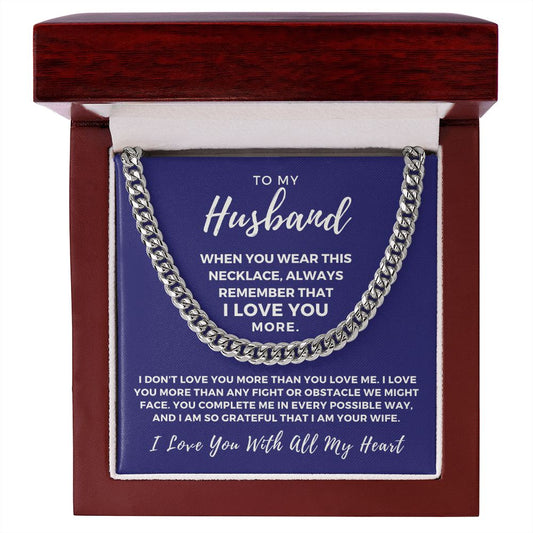 Gift For Husband | More Than Cuban Link Chain 0691T6