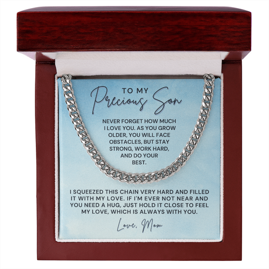 Gift for Adult Son From Mom | Best Things Cuban Link Chain 0598T10