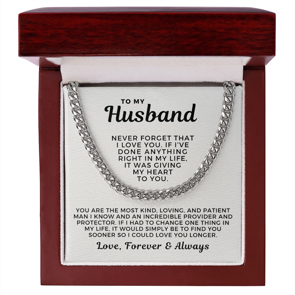 Gift For Husband | One Thing Cuban Link Chain 0711T5