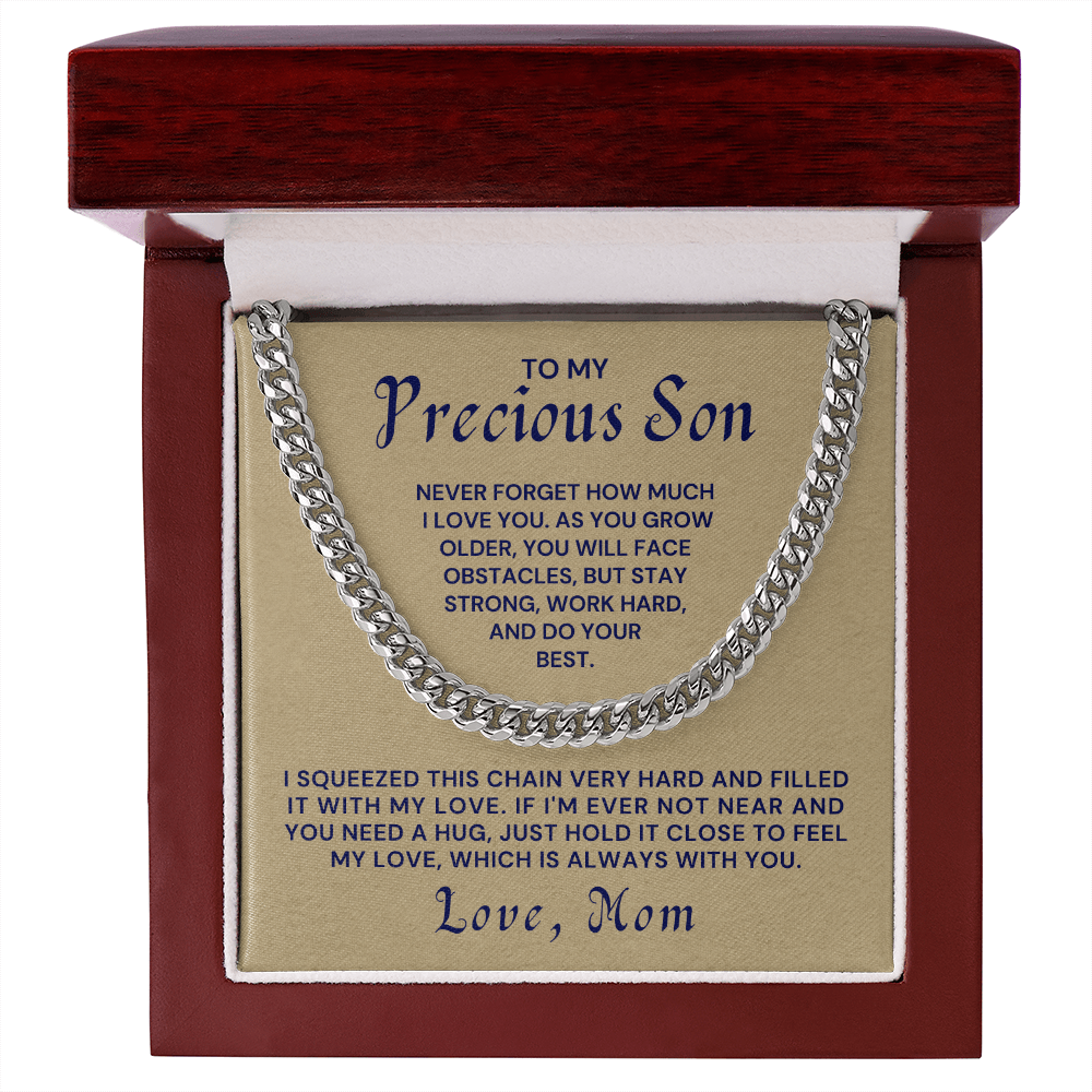 Gift for Adult Son From Mom | Best Things Cuban Link Chain 0598T9