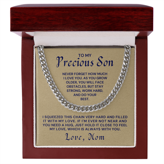 Gift for Adult Son From Mom | Best Things Cuban Link Chain 0598T9
