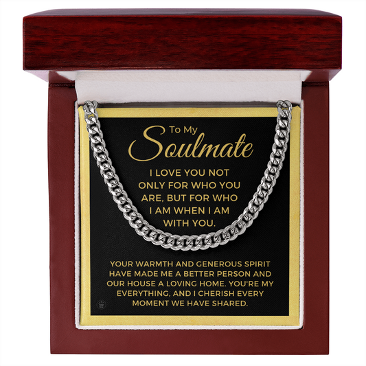 Soulmate Gift | My Everything Cuban Link Chain 0567T3