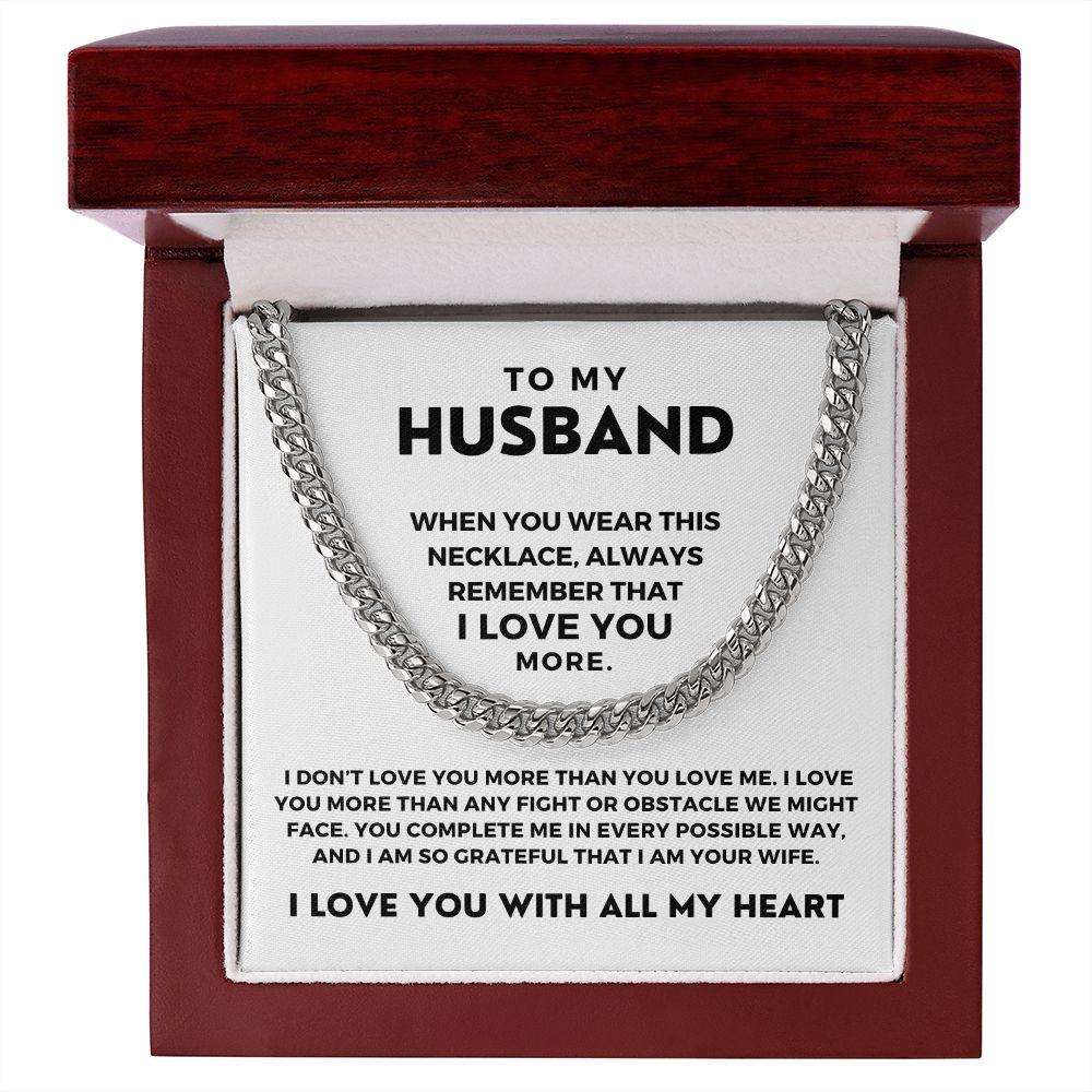 Gift For Husband | More Than Cuban Link Chain 0691T2