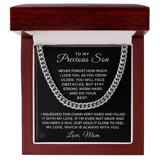 Gift for Adult Son From Mom | Best Things Cuban Link Chain 0598T18