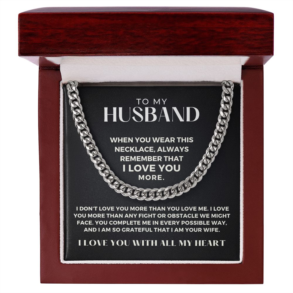 Gift For Husband | More Than Cuban Link Chain 0691T4