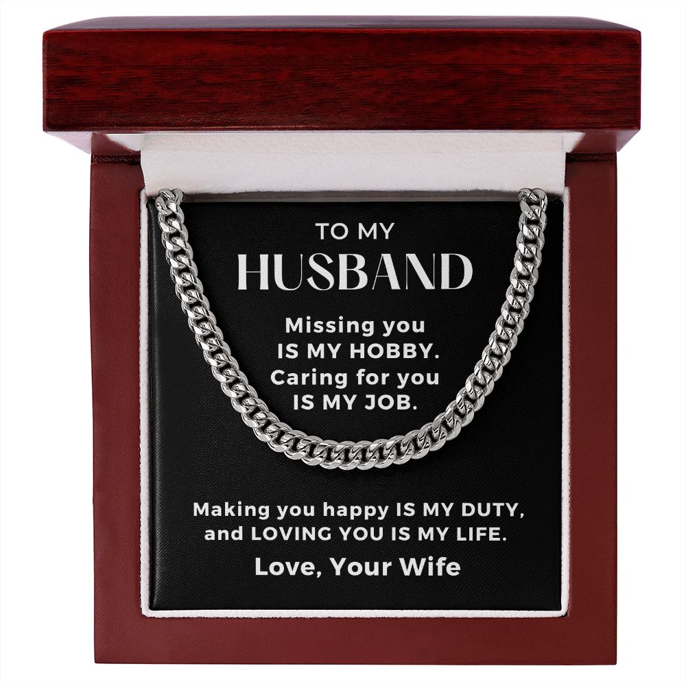 Gift For Husband | My Everything Cuban Link Chain 0767T5C