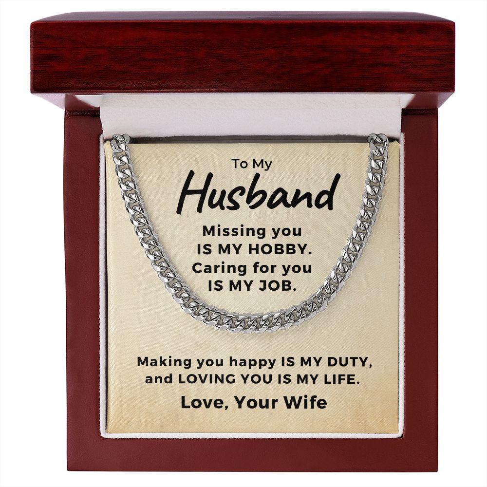 Gift For Husband | My Everything Cuban Link Chain 0767T10C
