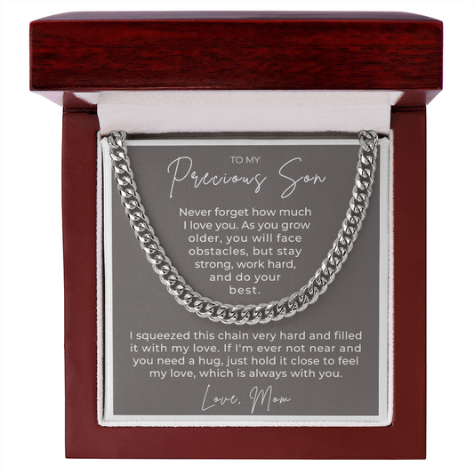 Gift for Adult Son From Mom | Best Things Cuban Link Chain 0598T13