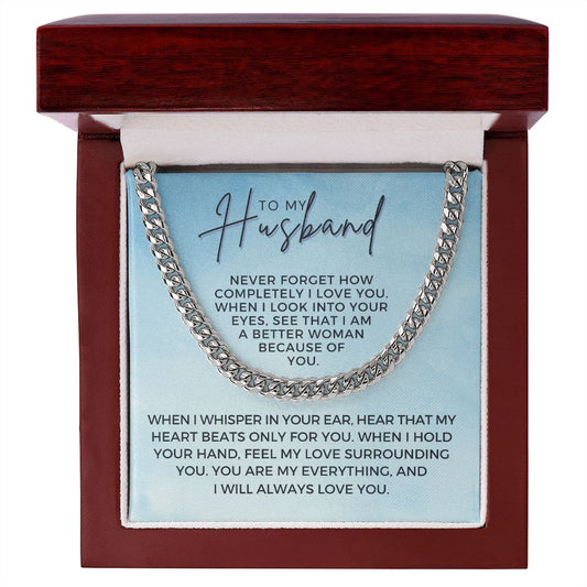 Gift For Husband | When I Cuban Link Chain 0700T10