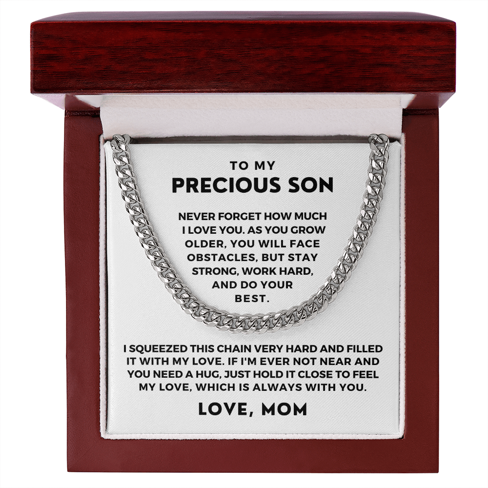 Gift for Adult Son From Mom | Best Things Cuban Link Chain 0598T2