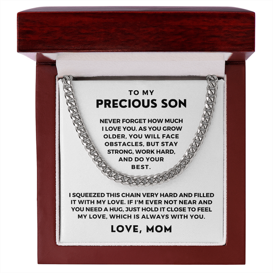Gift for Adult Son From Mom | Best Things Cuban Link Chain 0598T2