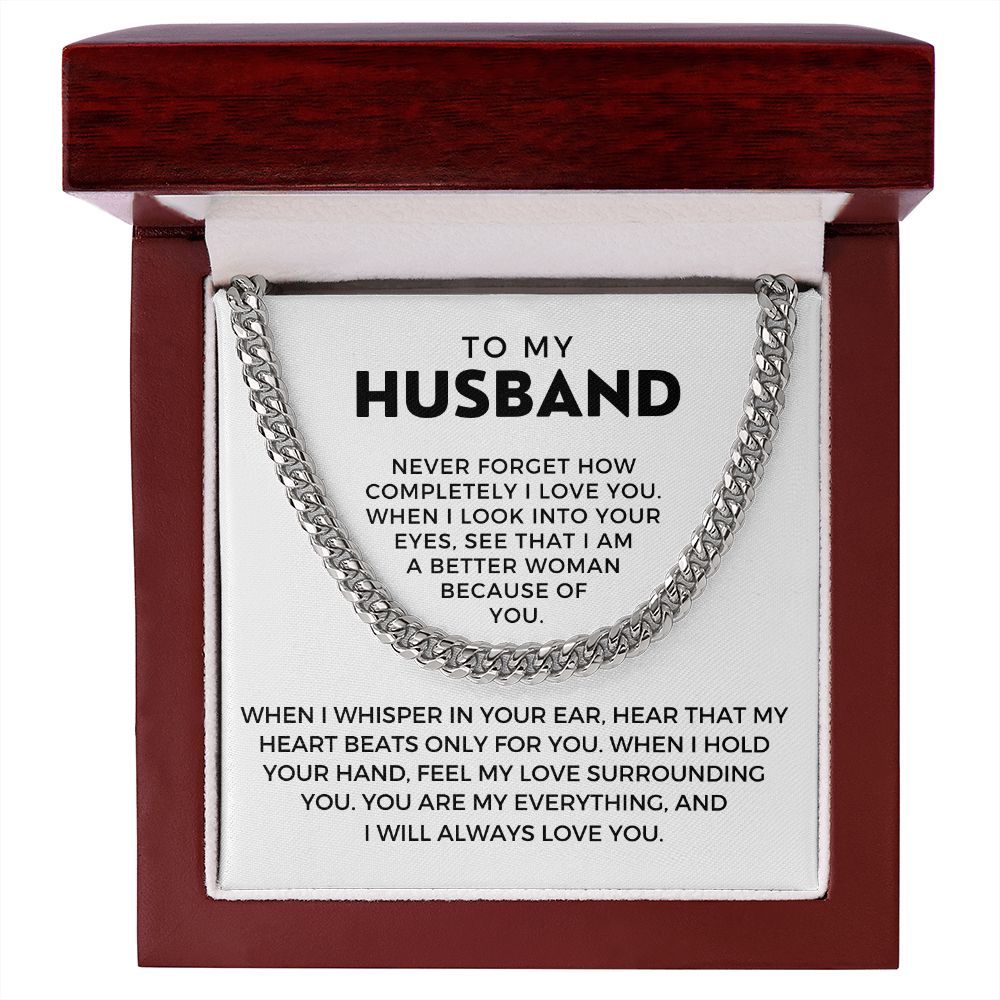 Gift For Husband | When I Cuban Link Chain 0700T2