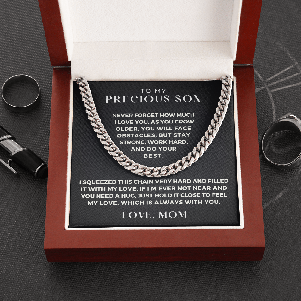 Gift for Adult Son From Mom | Best Things Cuban Link Chain 0598T4