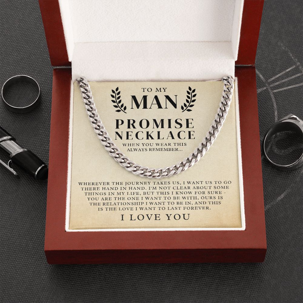 Soulmate Gift | Promise Cuban Link Chain 0773T7C