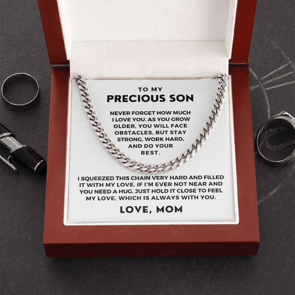 Gift for Adult Son From Mom | Best Things Cuban Link Chain 0598T2