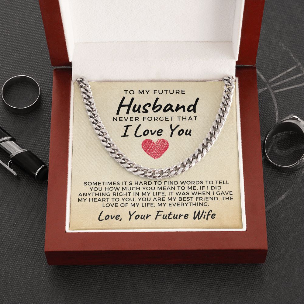 Soulmate Gift | Love Of My Life Cuban Link Chain 0771T10C