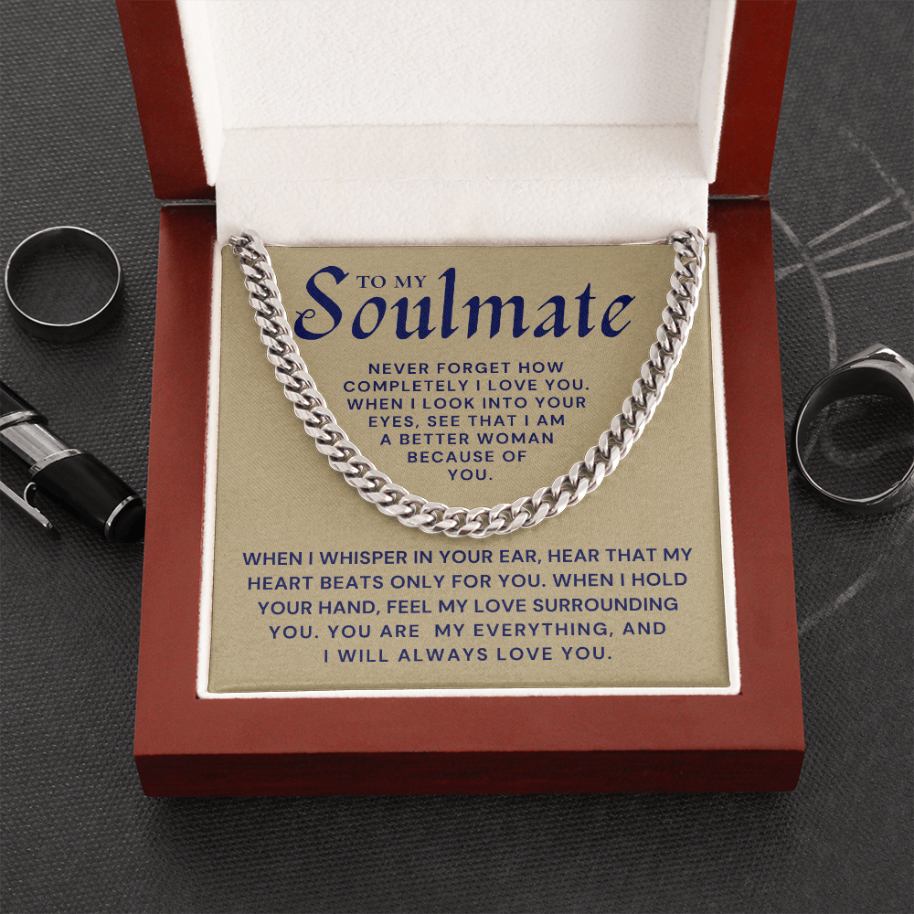 Soulmate Gift | When I Cuban Link Chain 0569T6