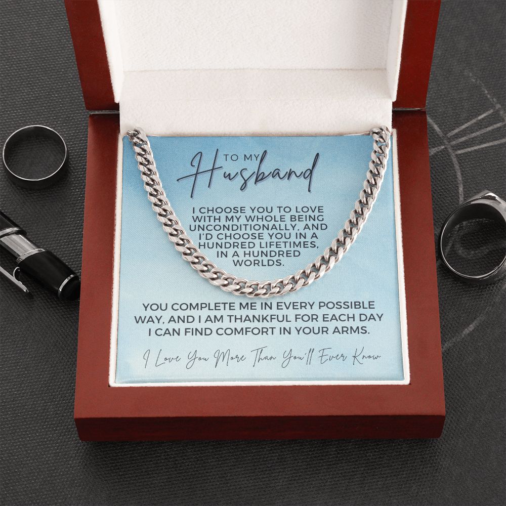 Gift For Husband | I Choose Cuban Link Chain 0695T10