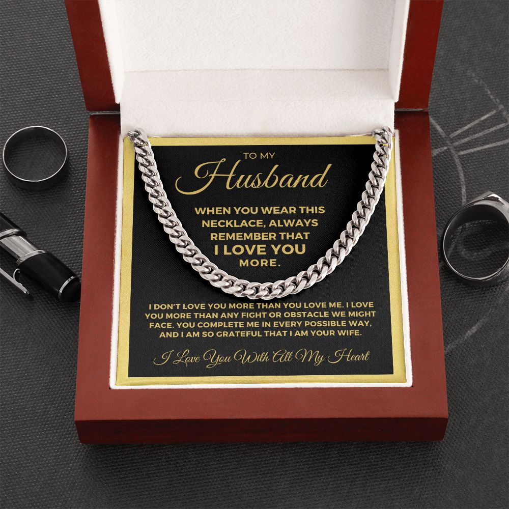 Gift For Husband | More Than Cuban Link Chain 0691T11