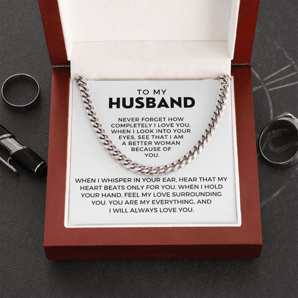 Gift For Husband | When I Cuban Link Chain 0700T2