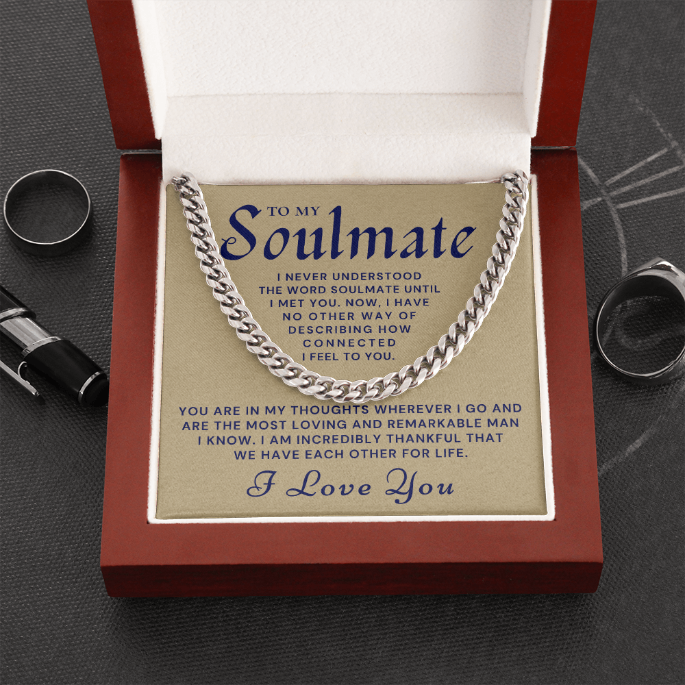 Soulmate Gift | Companion Cuban Link Chain 0574T3