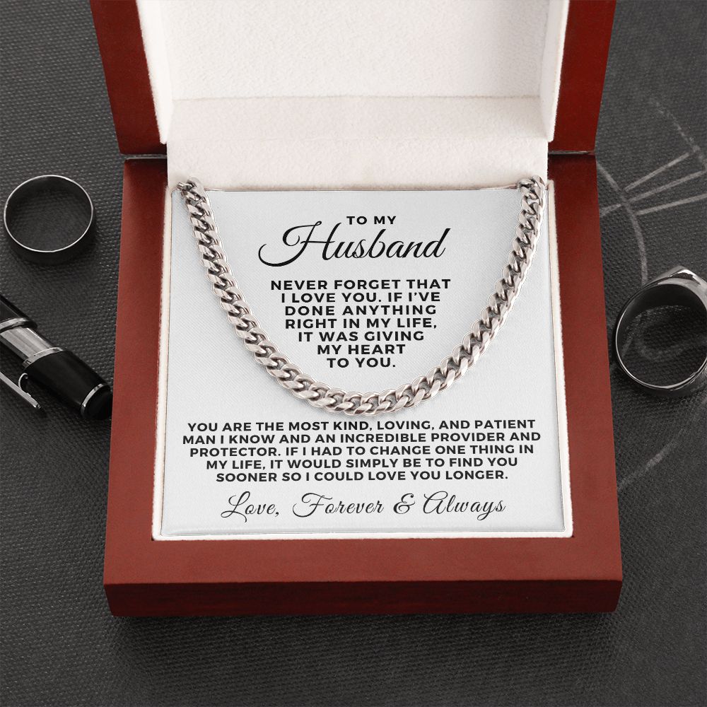 Gift For Husband | One Thing Cuban Link Chain 0711T2