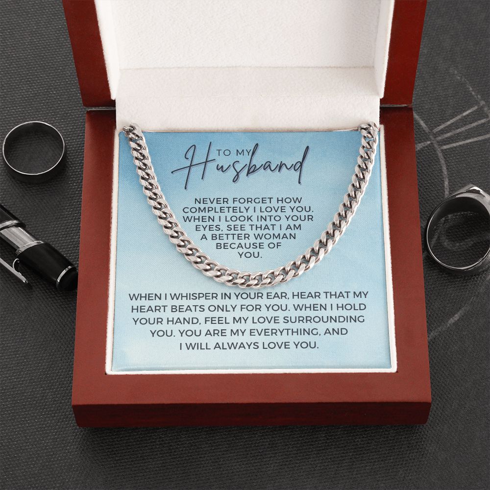 Gift For Husband | When I Cuban Link Chain 0700T10