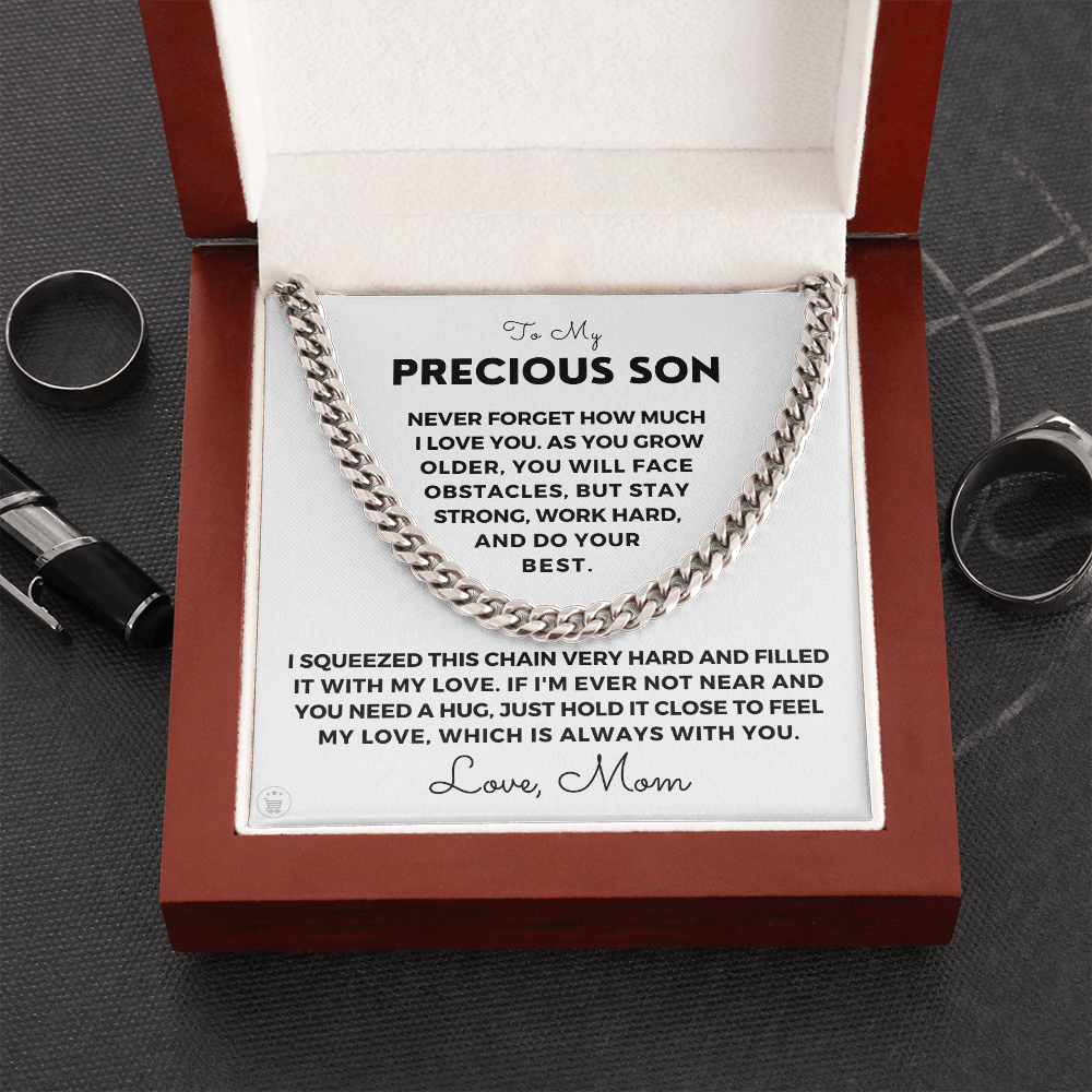 Gift for Adult Son From Mom | Best Things Cuban Link Chain 0598T3
