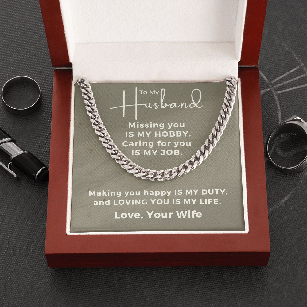 Gift For Husband | My Everything Cuban Link Chain 0767T8C