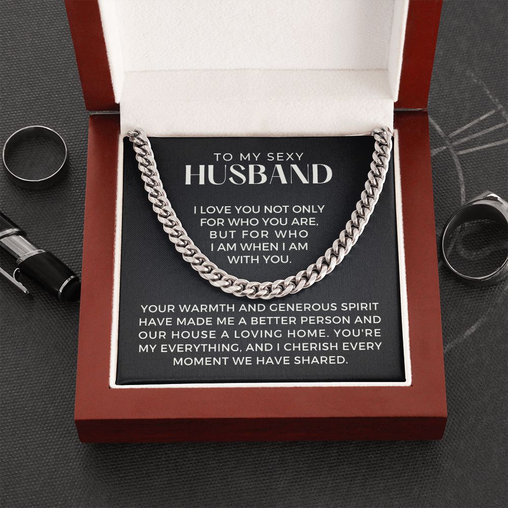 Gift For Husband | My Everything Cuban Link Chain 0698T4