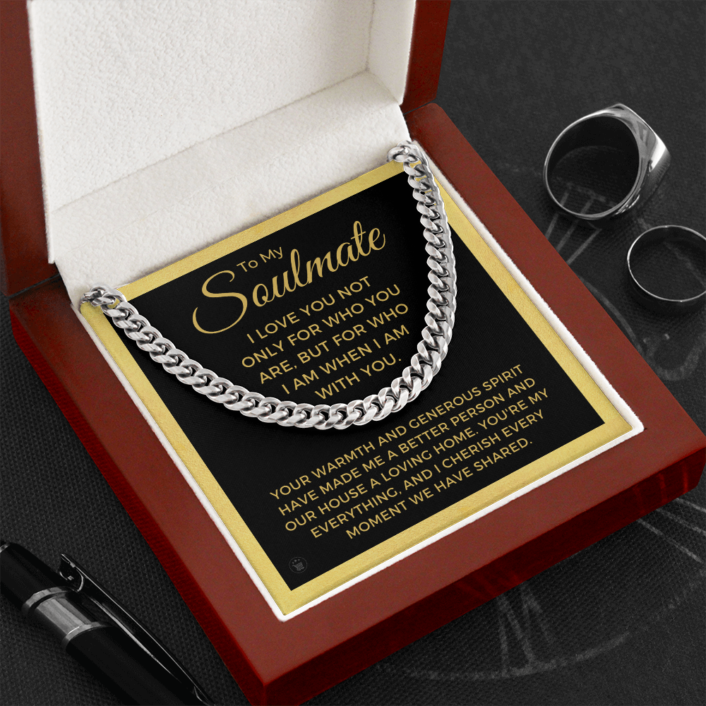 Soulmate Gift | My Everything Cuban Link Chain 0567T3