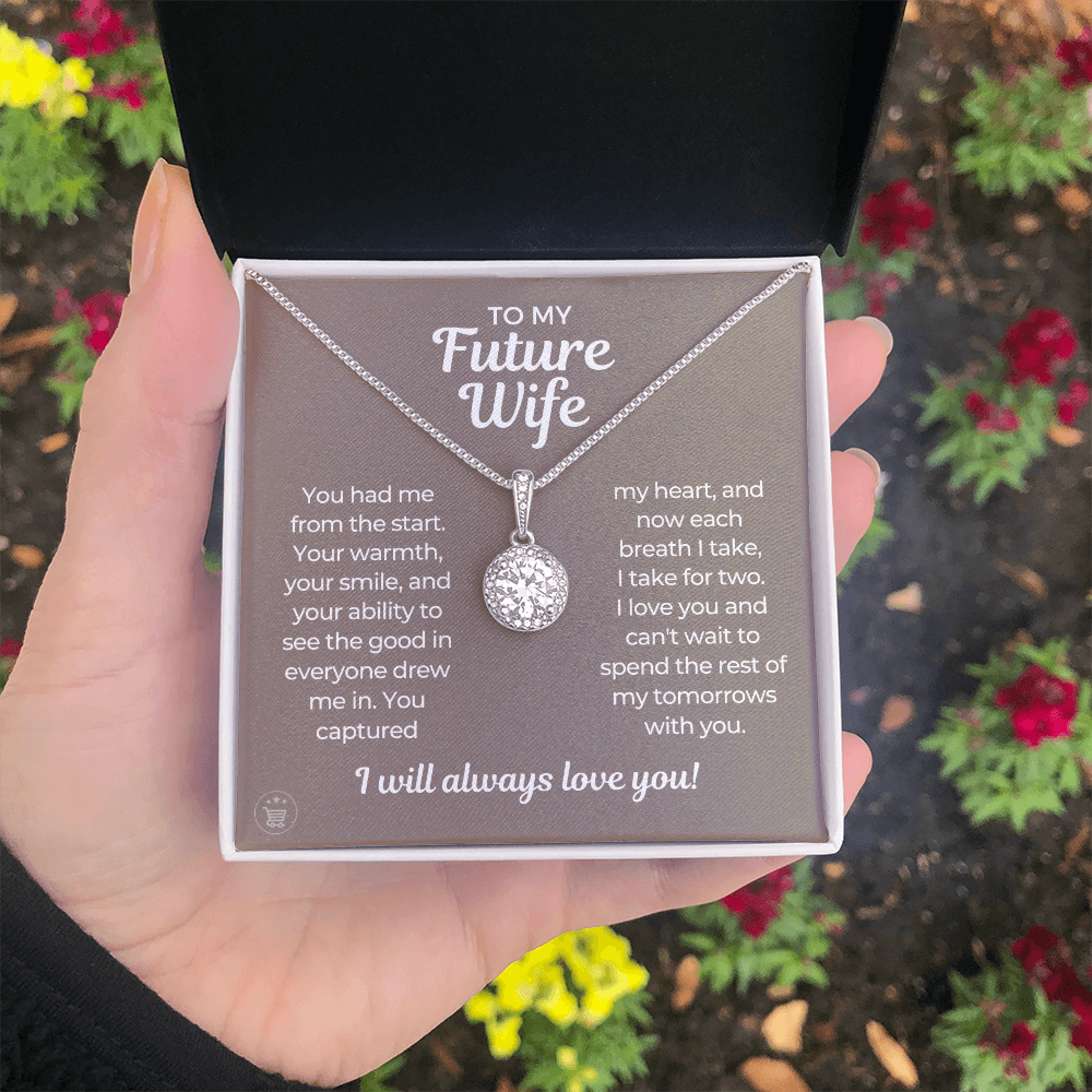 Future Wife, Future Mrs. Gift | Each Breath Necklace 0482T2
