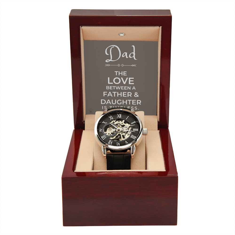 Gift For Dad From Daughter | Father and Daughter Men's Watch 0670T8